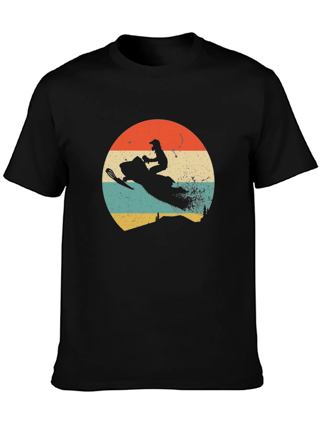 Vintage Snowmobile T-Shirt - Retro Style Rider Tee product image 3