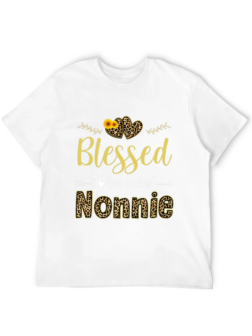 Blessed Nonnie Leopard Print Graphic Tee product image 11