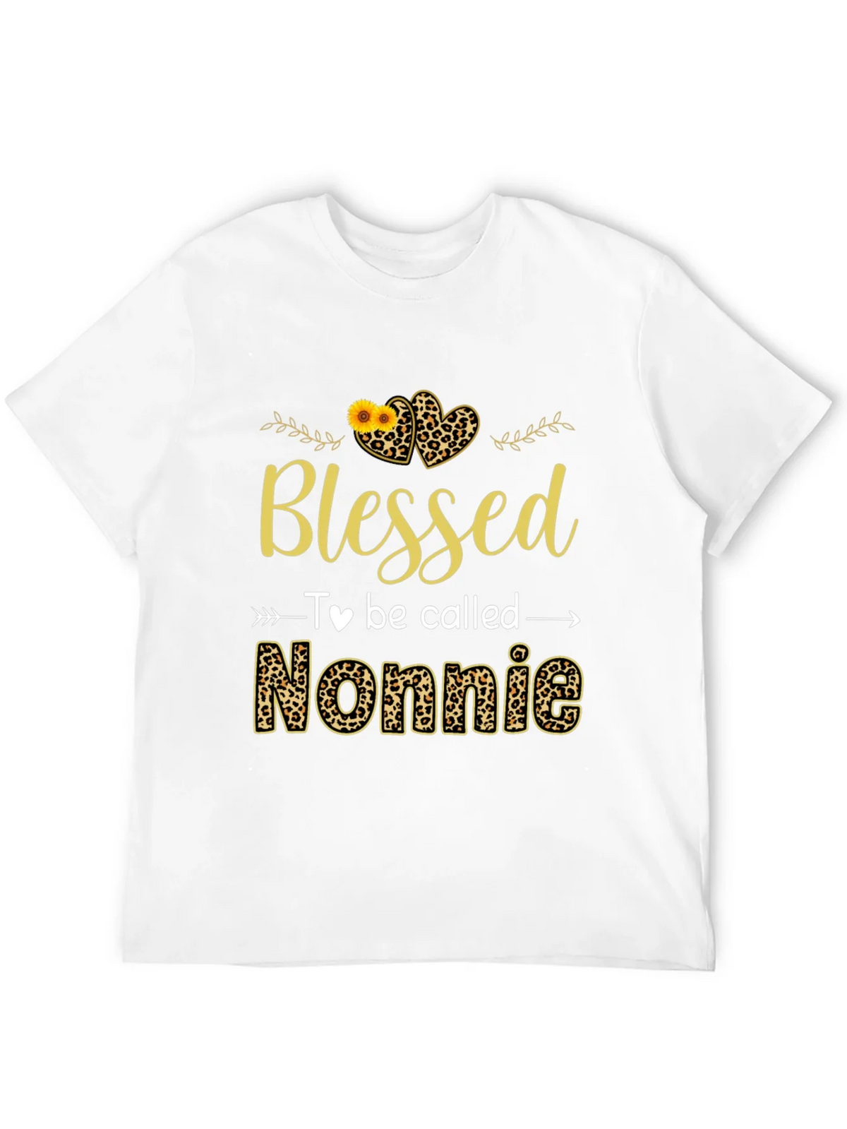 Blessed Nonnie Leopard Print Graphic Tee product image 11