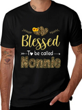 Blessed Nonnie Leopard Print Graphic Tee product image 1