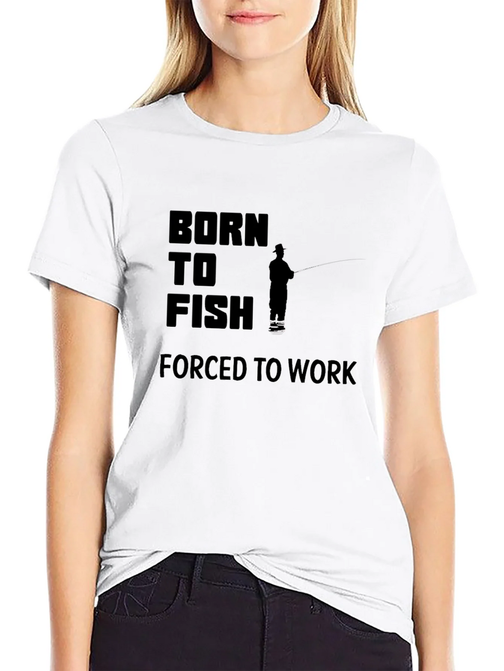 Born to Fish Black Graphic Tee product image 8