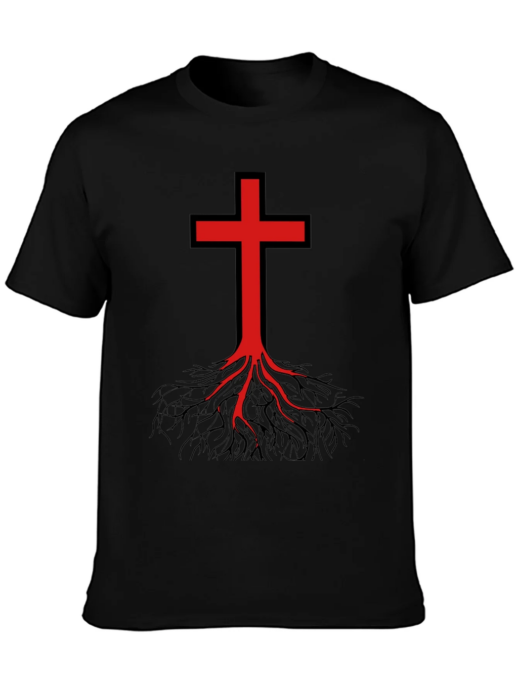 Rooted Faith Graphic Tee - Black product image 3