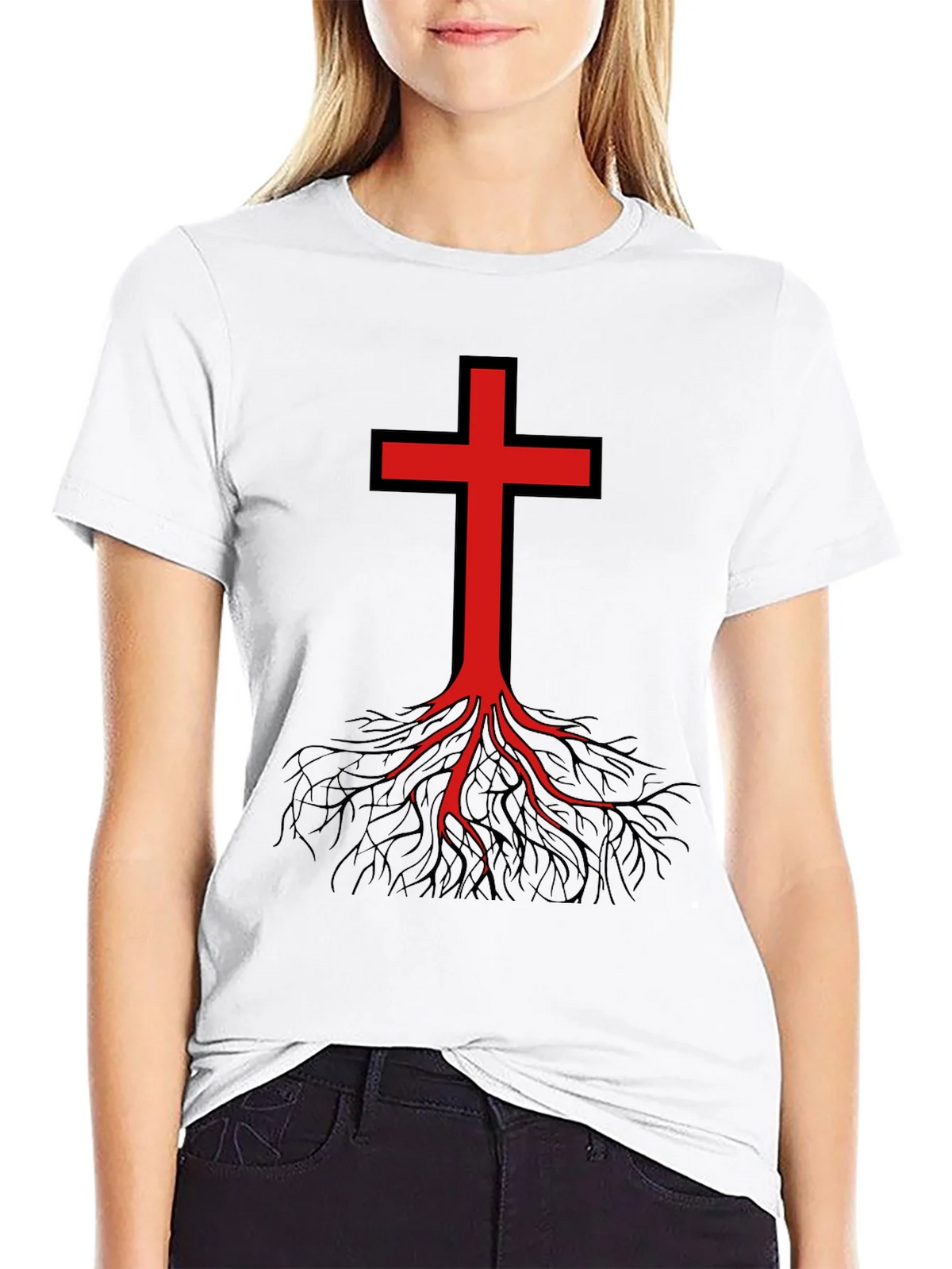 Rooted Faith Graphic Tee - Black product image 8