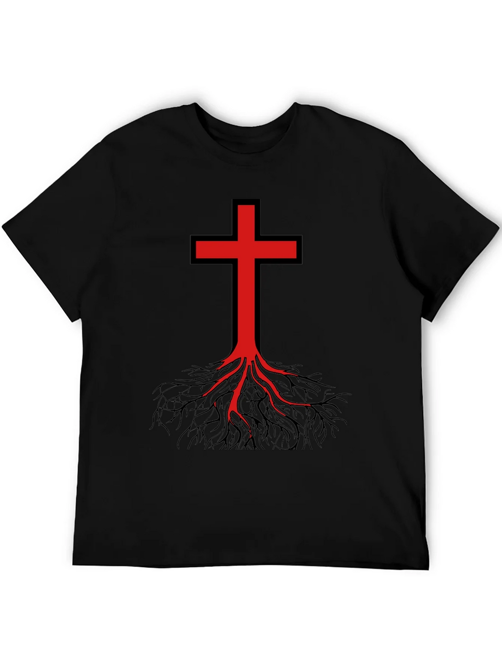 Rooted Faith Graphic Tee - Black product image 5