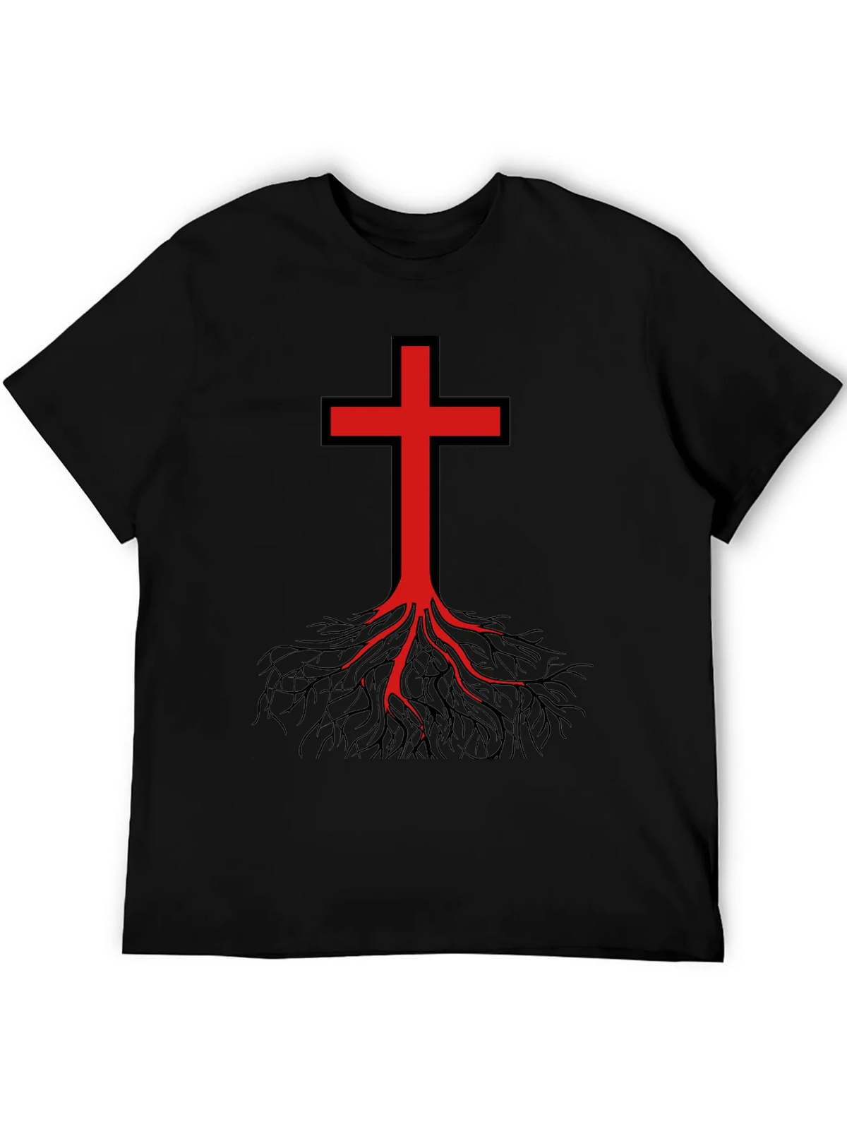 Rooted Faith Graphic Tee - Black product image 5