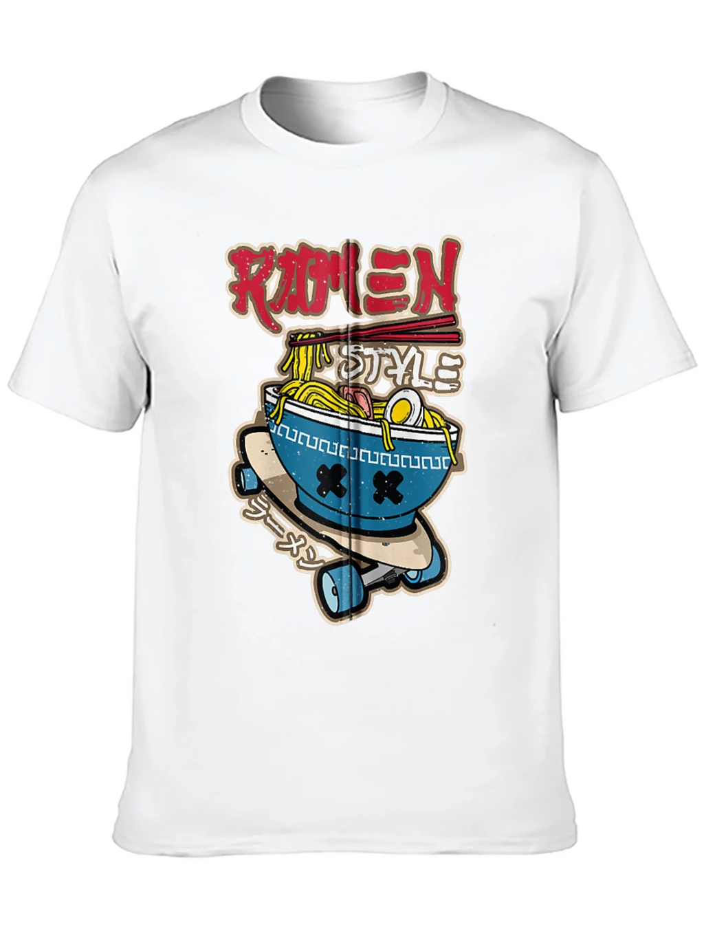 Ramen Skate T-Shirt - Edgy Japanese Style product image 4