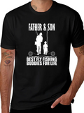 Father & Son Fly Fishing Buddies T-Shirt product image 1
