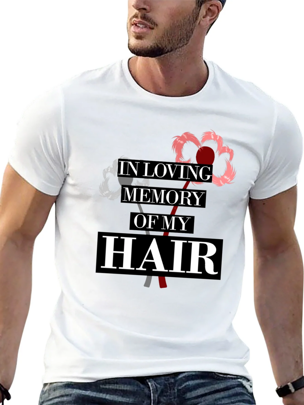In Loving Memory Of My Hair T-Shirt product image 12