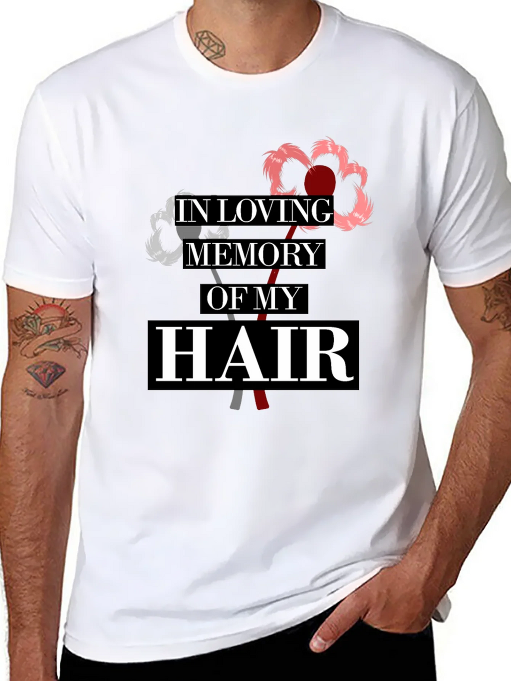In Loving Memory Of My Hair T-Shirt product image 7