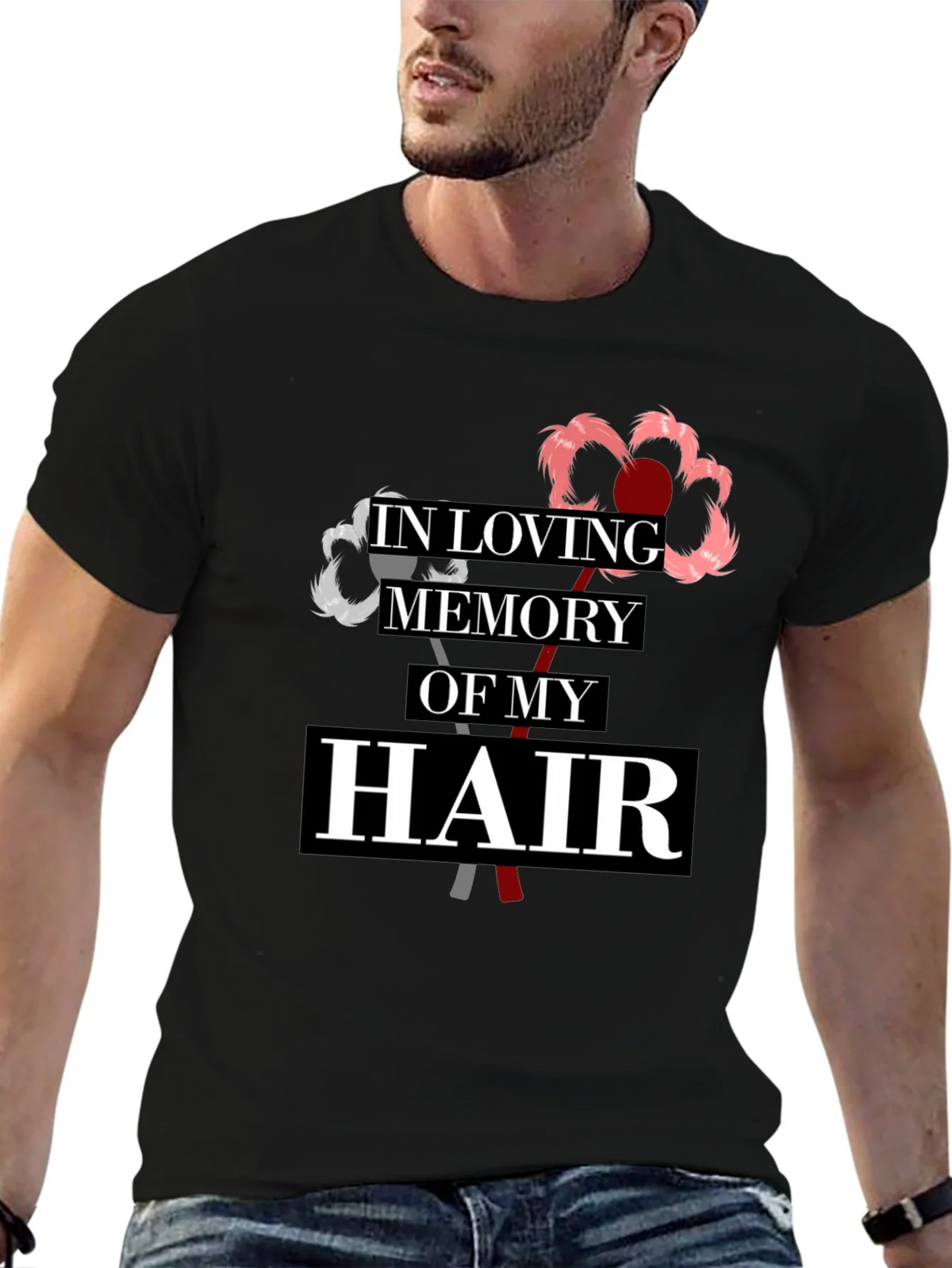 In Loving Memory Of My Hair T-Shirt product image 6
