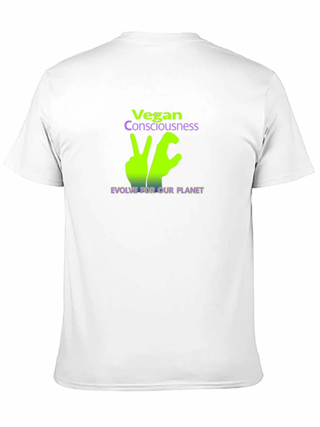 Vegan Consciousness T-Shirt - Evolve For Our Planet product image 10