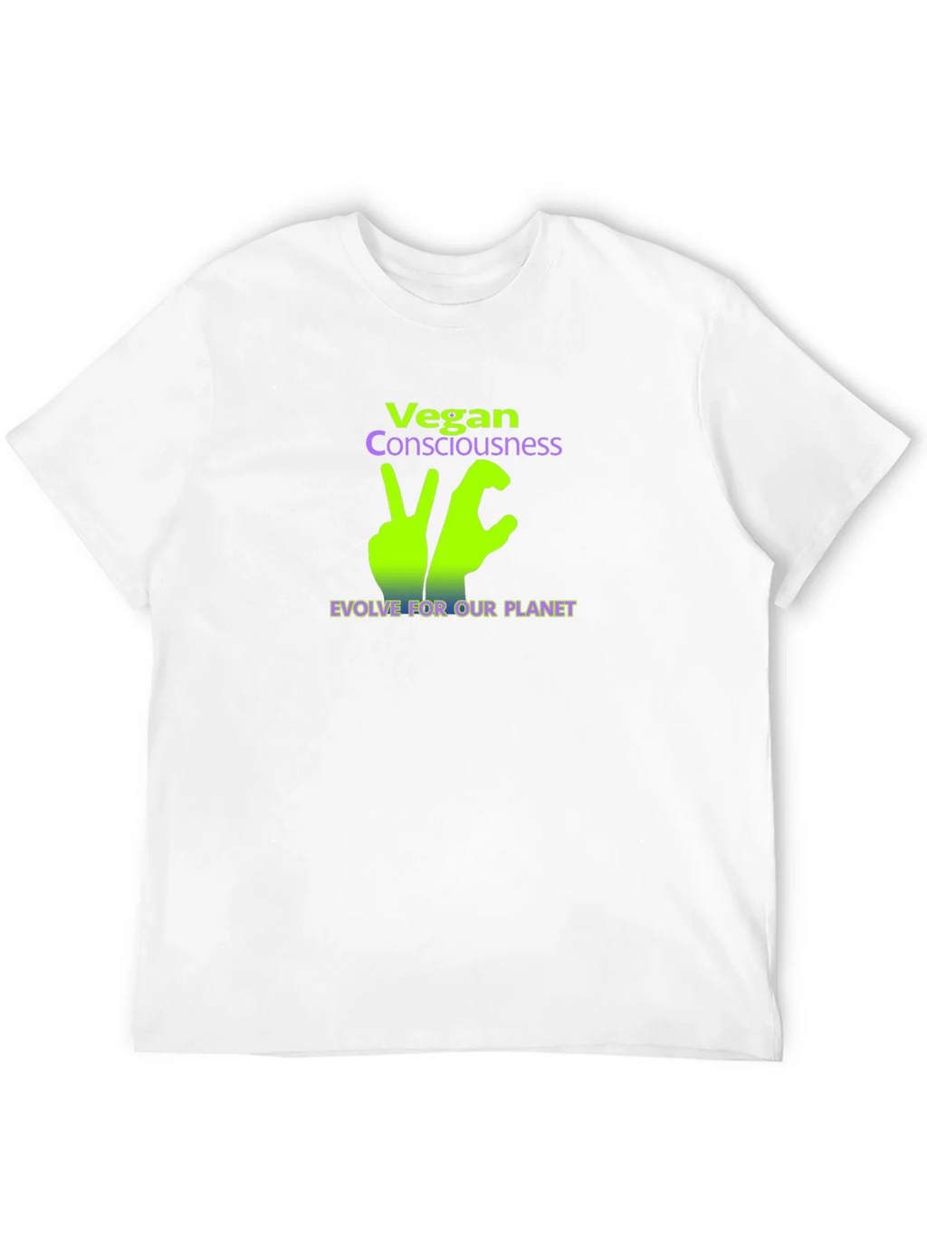 Vegan Consciousness T-Shirt - Evolve For Our Planet product image 11