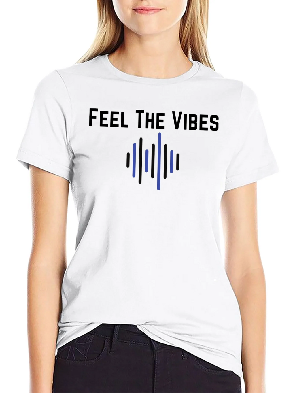 Feel The Vibes Graphic Tee - Stylish Cotton Blend Shirt product image 8
