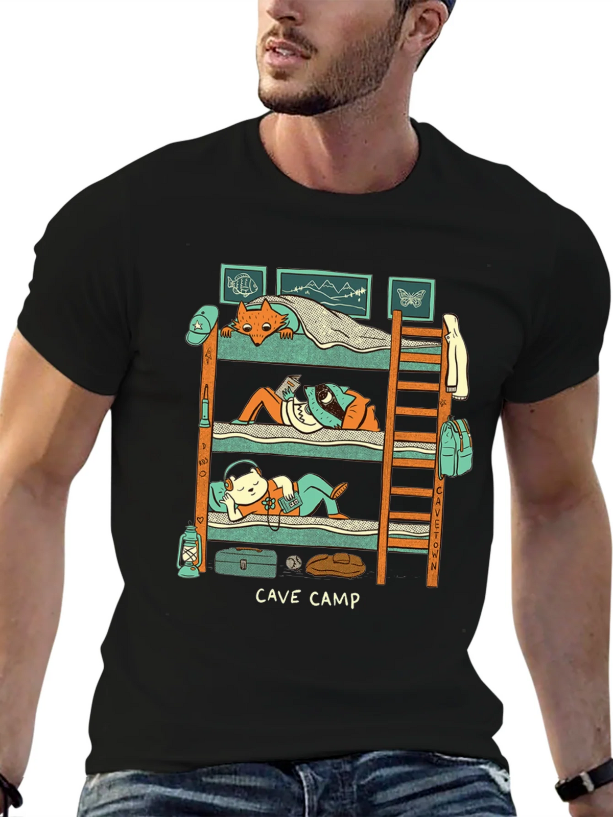 Cave Camp Graphic T-Shirt product image 6