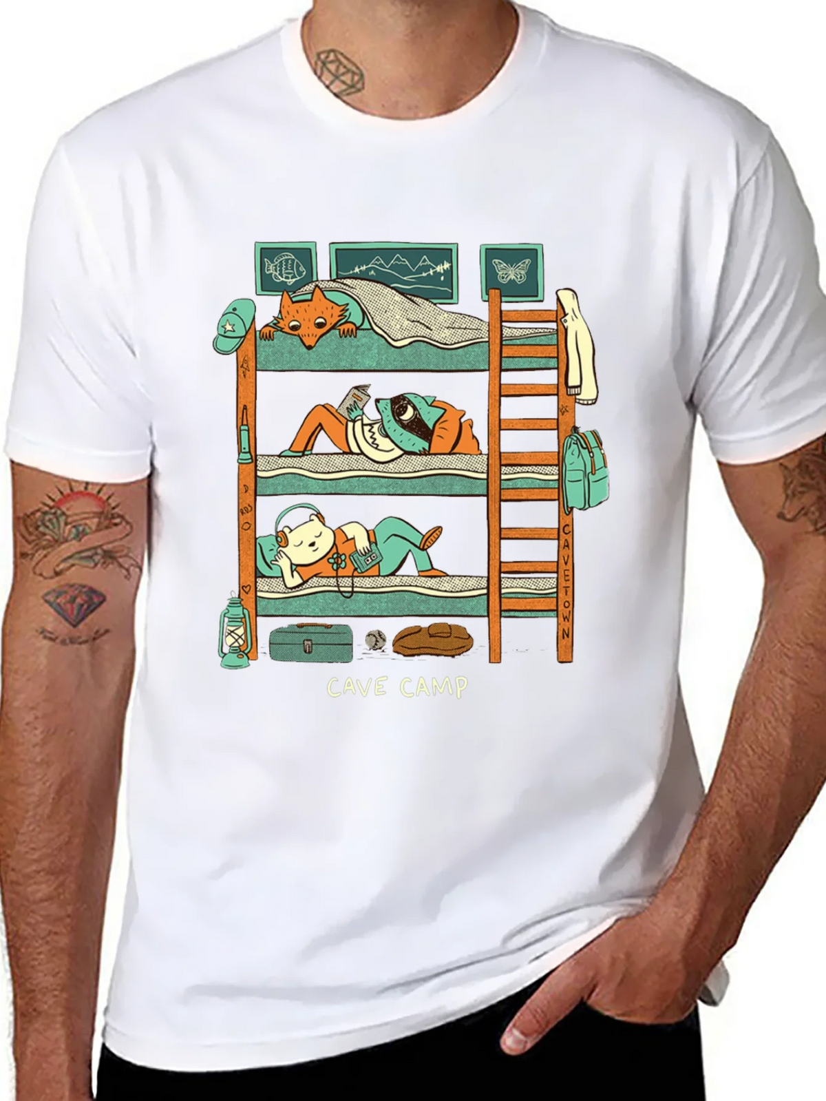 Cave Camp Graphic T-Shirt product image 7