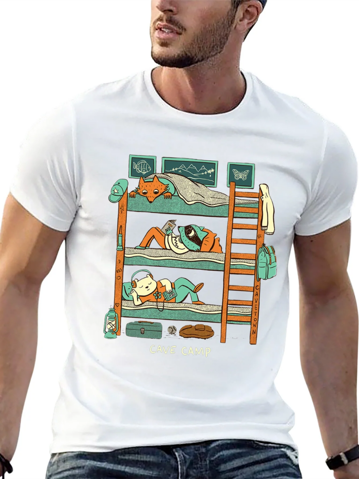 Cave Camp Graphic T-Shirt product image 12
