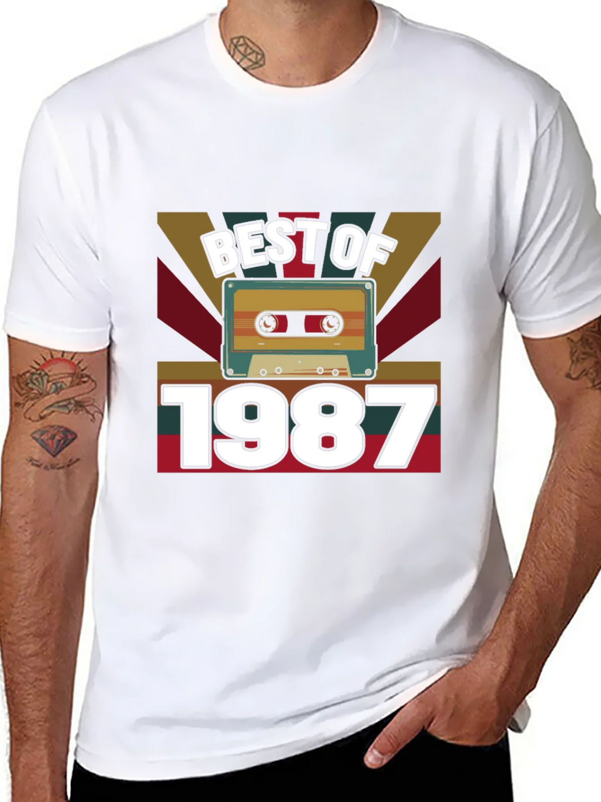 Best of 1987 Cassette Tape Graphic Tee product image 7