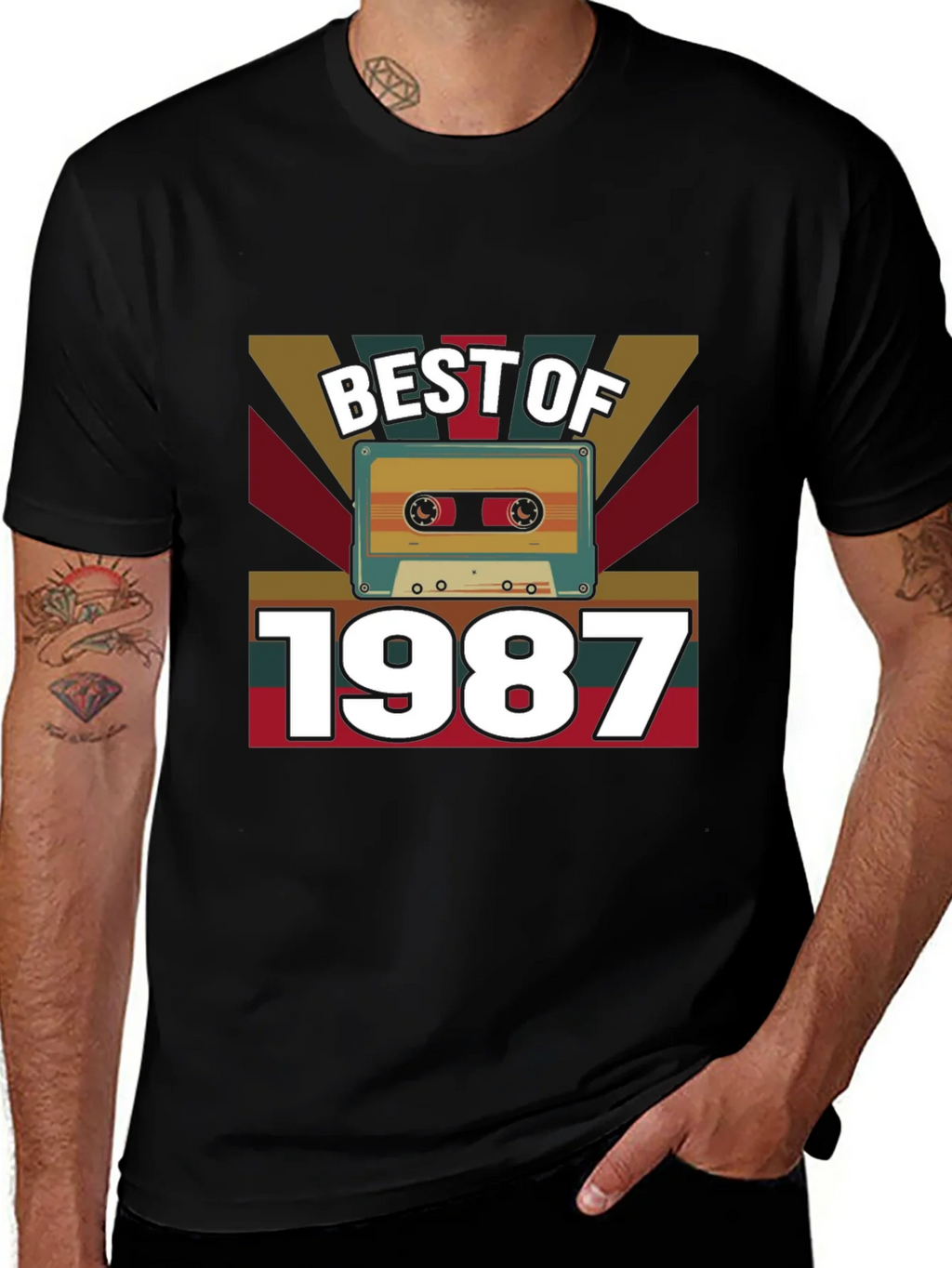 Best of 1987 Cassette Tape Graphic Tee product image 1