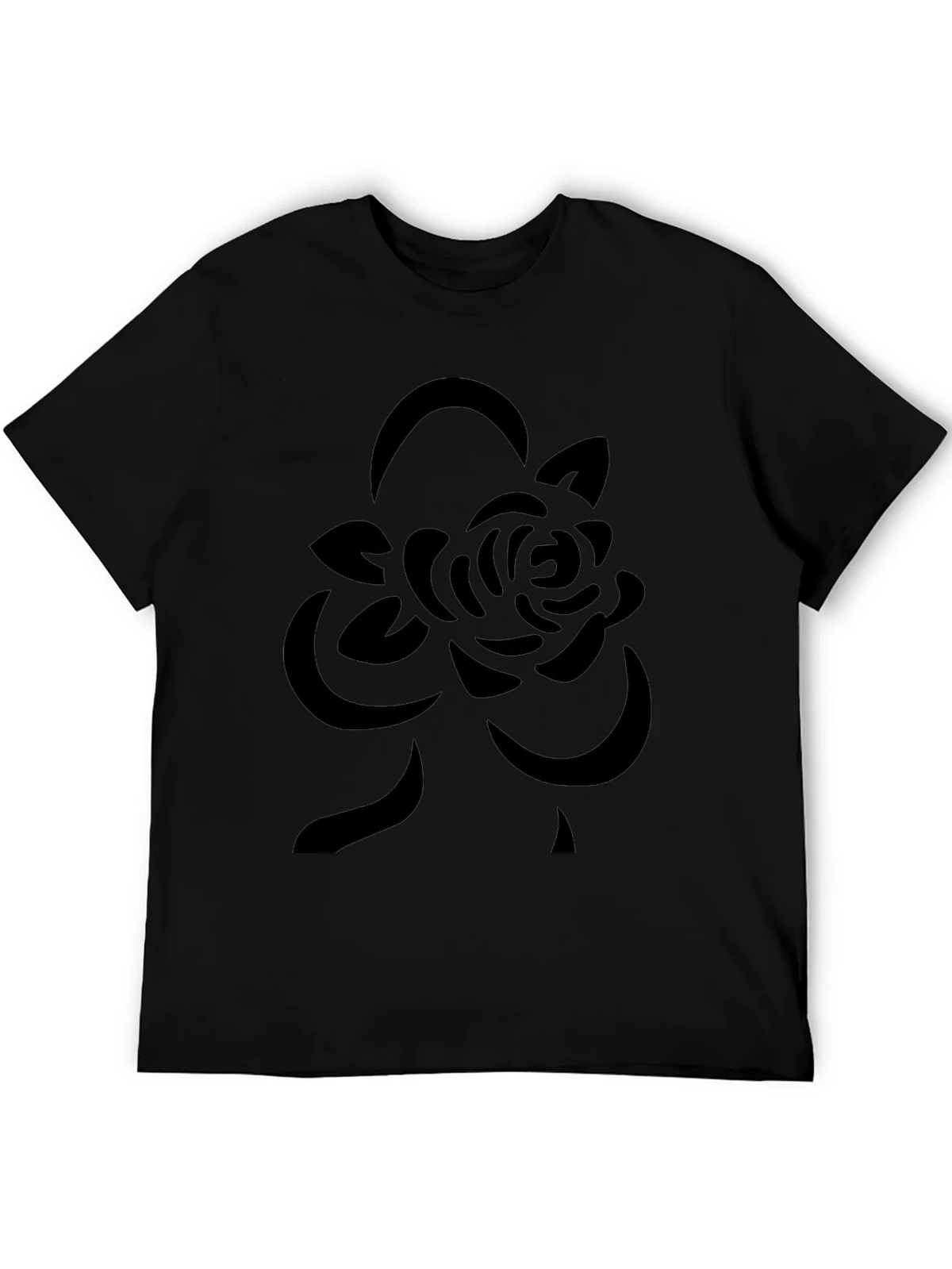 Black Rose Graphic Tee - Modern Casual Style product image 5