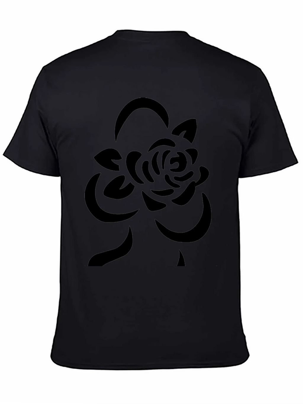 Black Rose Graphic Tee - Modern Casual Style product image 4