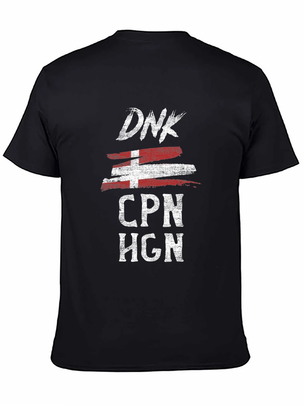 Denmark Travel Shirt DNK CPN HGN Black Cotton Tee product image 4