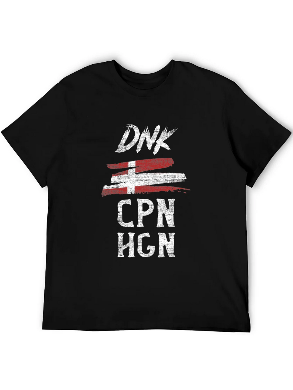 Denmark Travel Shirt DNK CPN HGN Black Cotton Tee product image 5