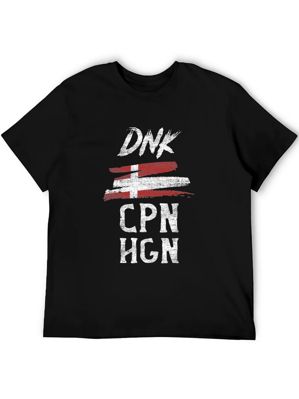 Denmark Travel Shirt DNK CPN HGN Black Cotton Tee product image 5