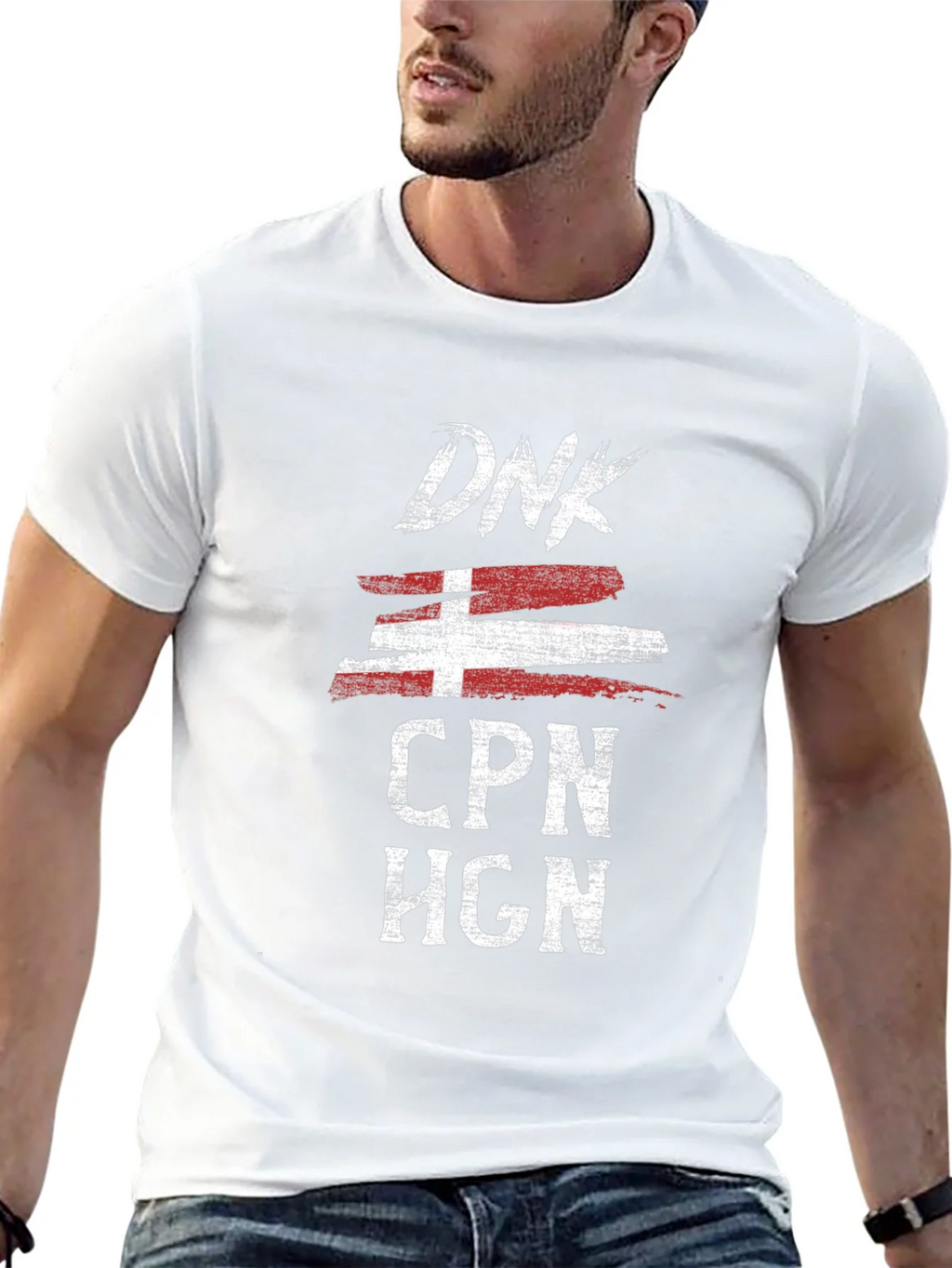 Denmark Travel Shirt DNK CPN HGN Black Cotton Tee product image 12