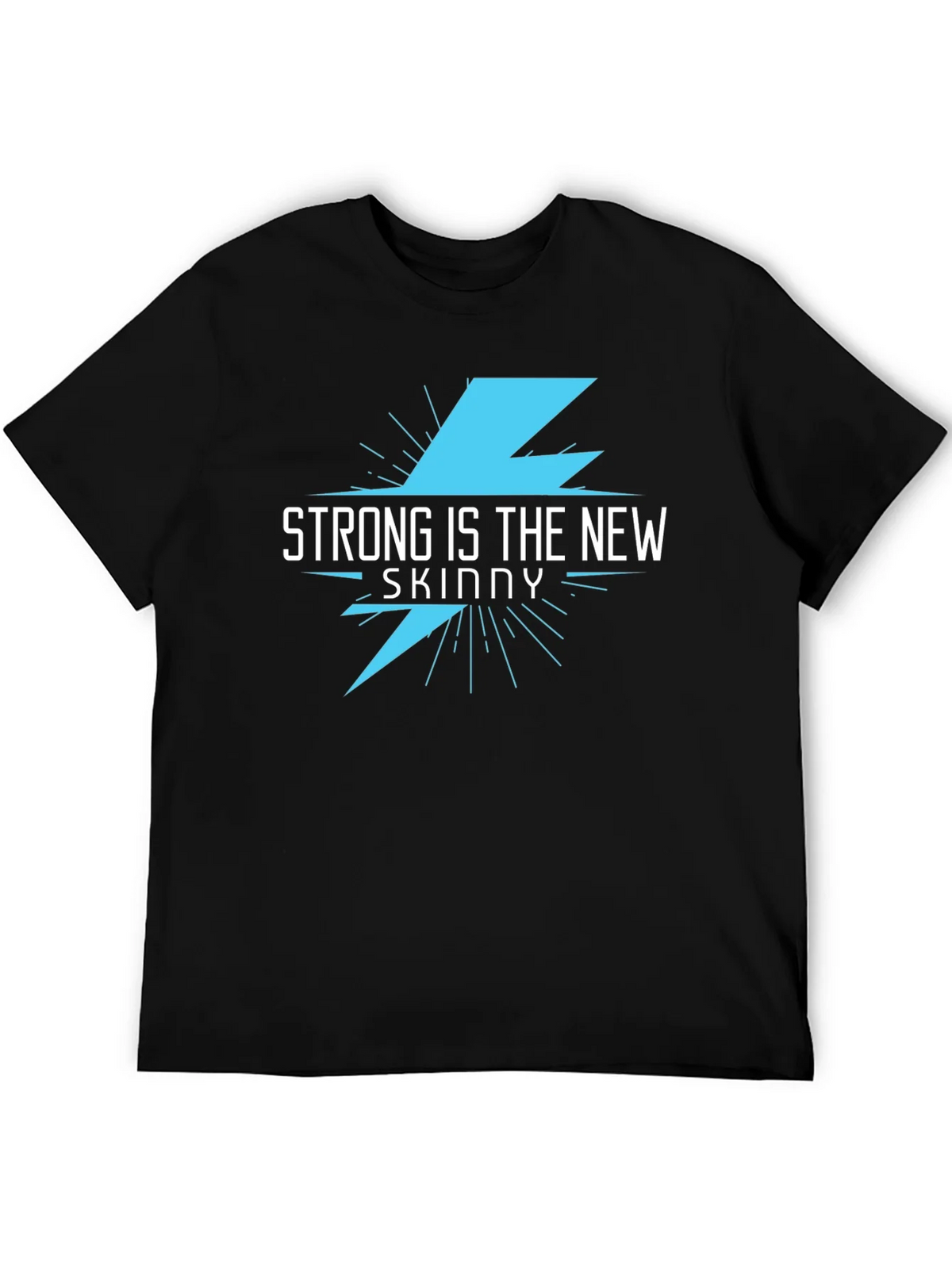 Strong Is The New Skinny Black Graphic Tee product image 5