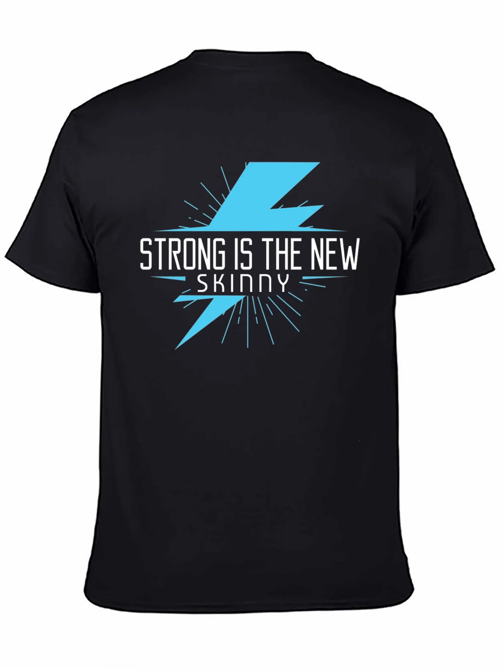 Strong Is The New Skinny Black Graphic Tee product image 4