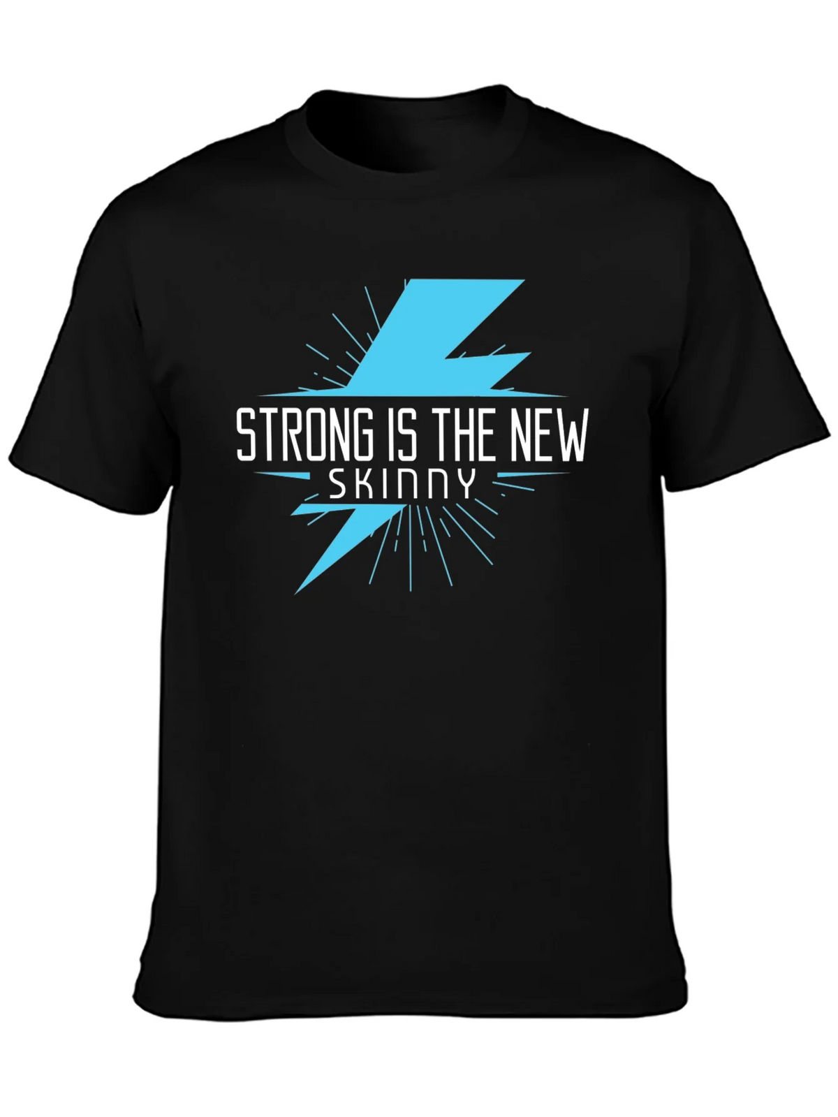 Strong Is The New Skinny Black Graphic Tee product image 3