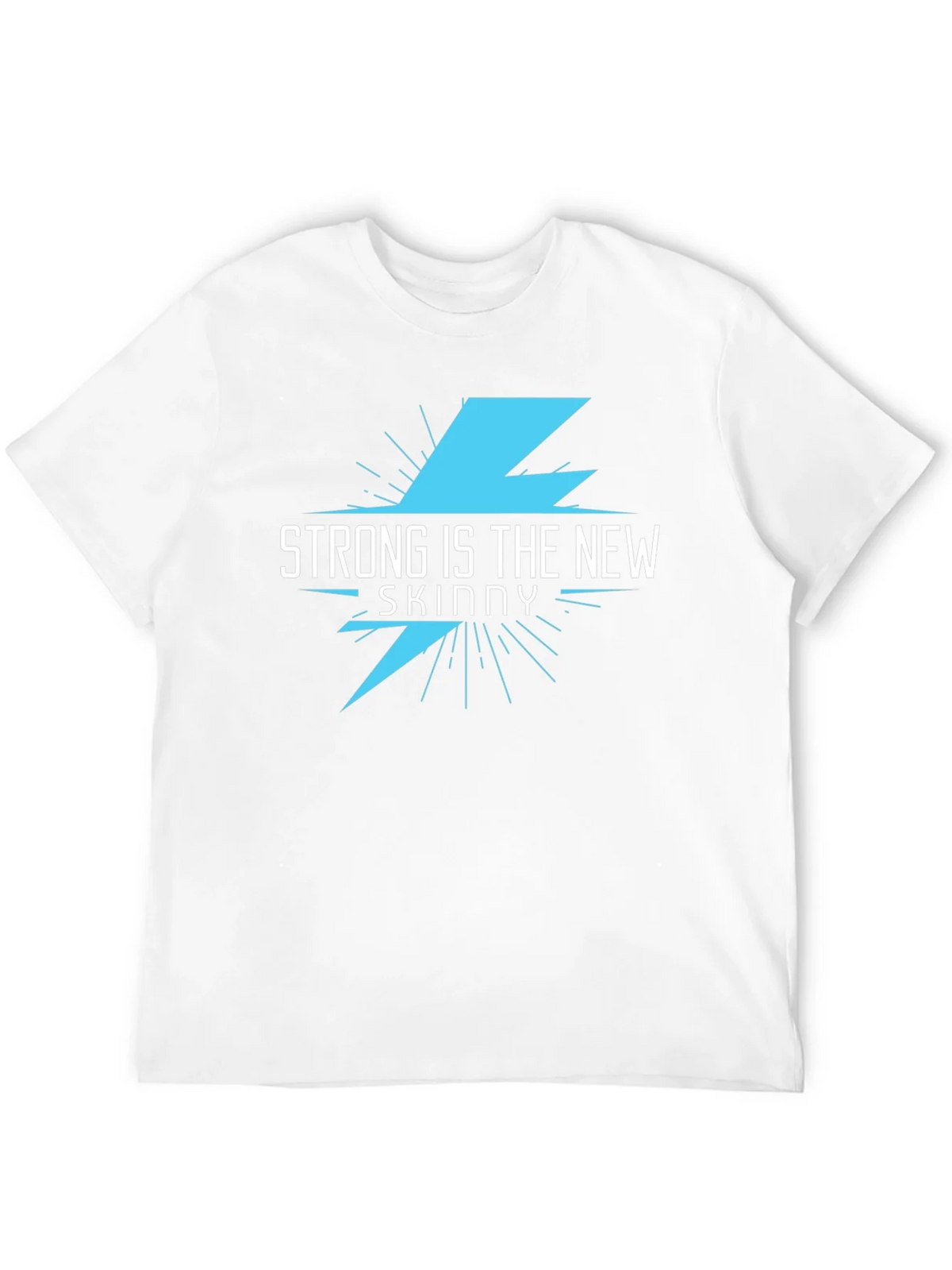 Strong Is The New Skinny Black Graphic Tee product image 11