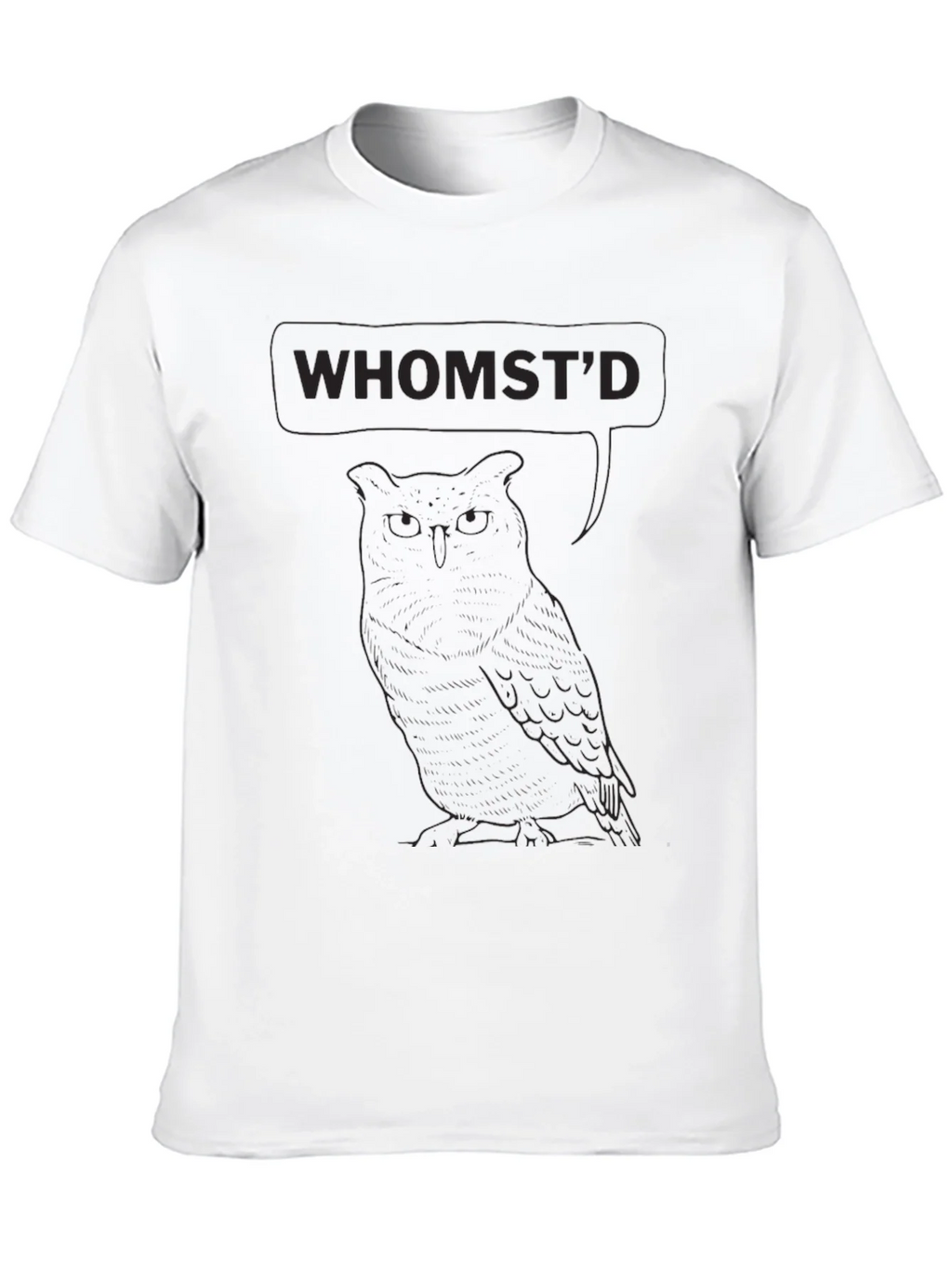 Whomstd Owl Graphic Tee - Black T-Shirt product image 6