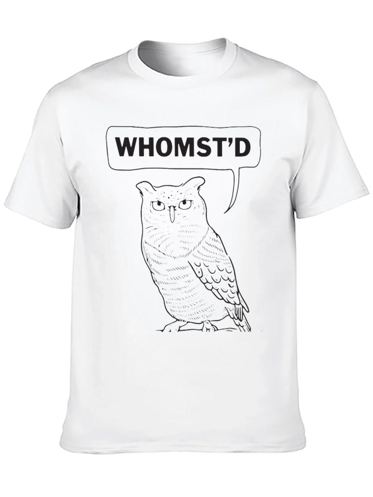 Whomstd Owl Graphic Tee - Black T-Shirt product image 6