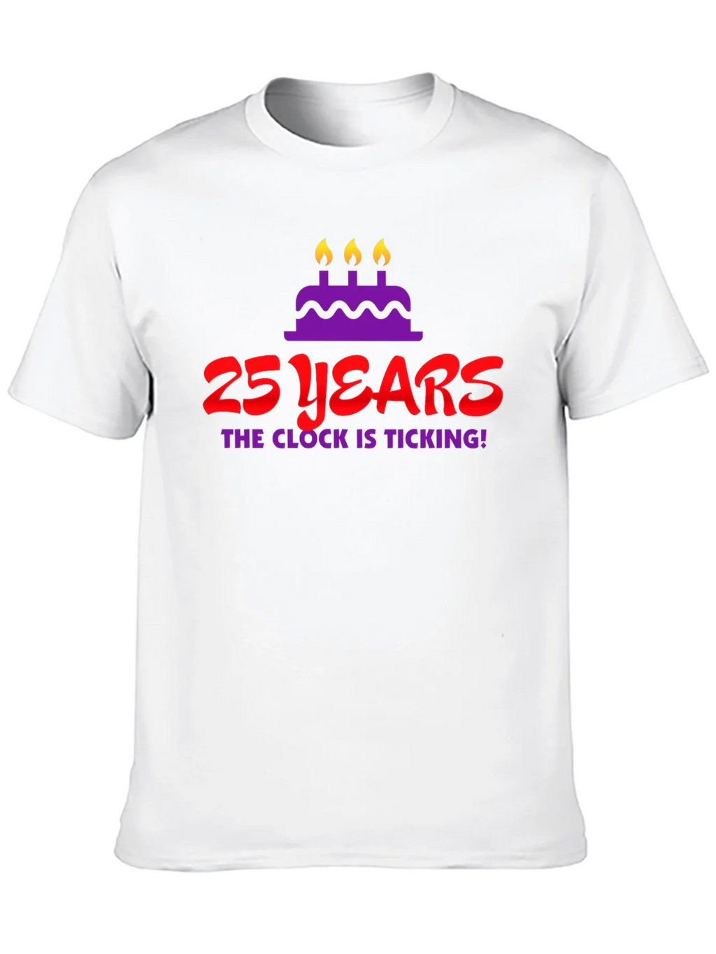 25 Years Birthday T-Shirt - The Clock Is Ticking! product image 9