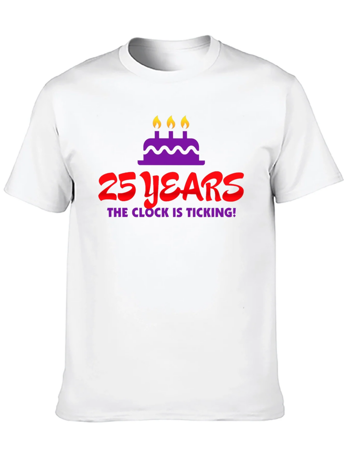 25 Years Birthday T-Shirt - The Clock Is Ticking! product image 9