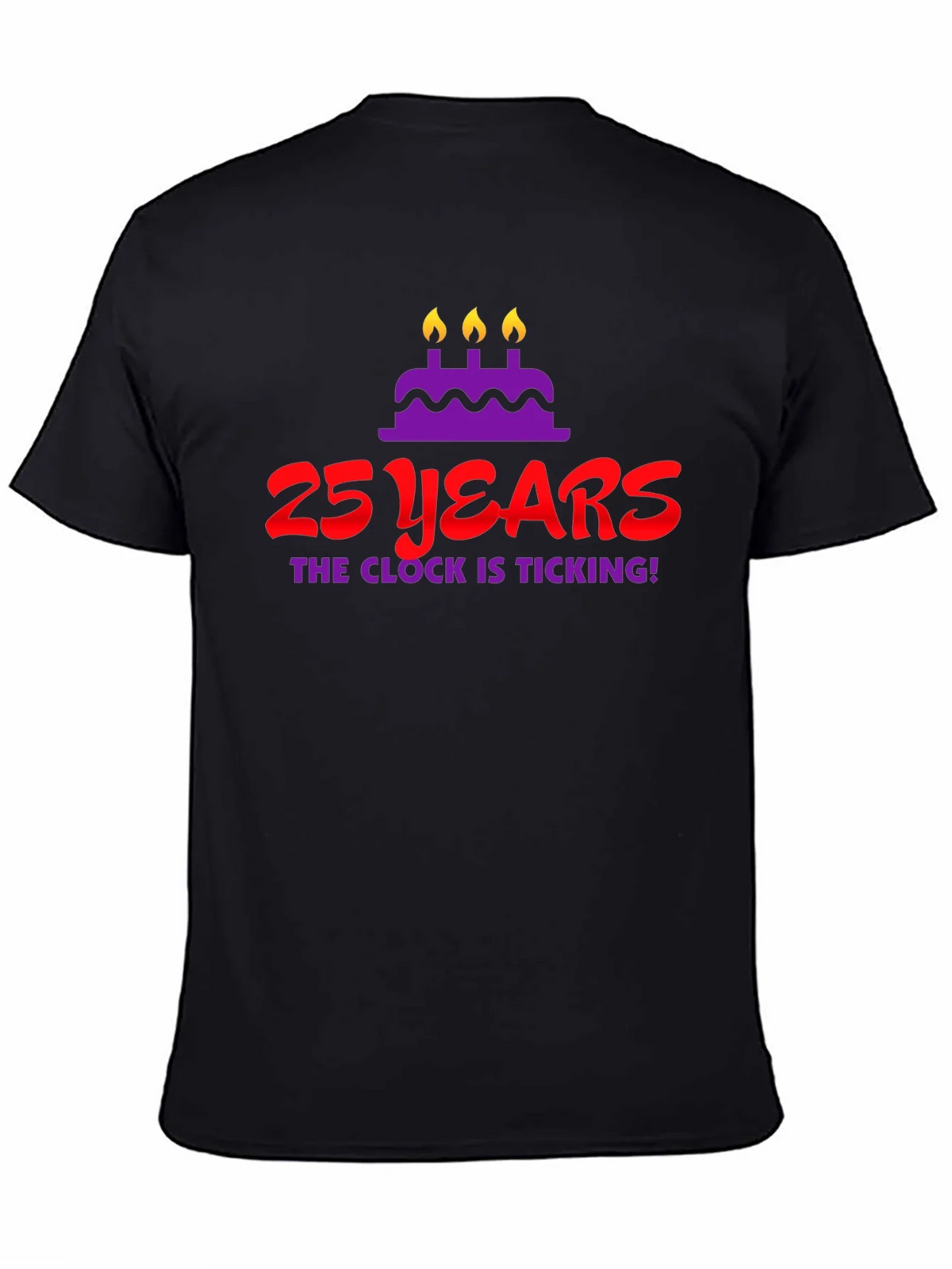 25 Years Birthday T-Shirt - The Clock Is Ticking! product image 4