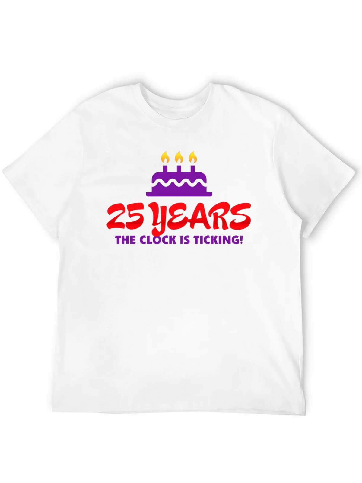 25 Years Birthday T-Shirt - The Clock Is Ticking! product image 11
