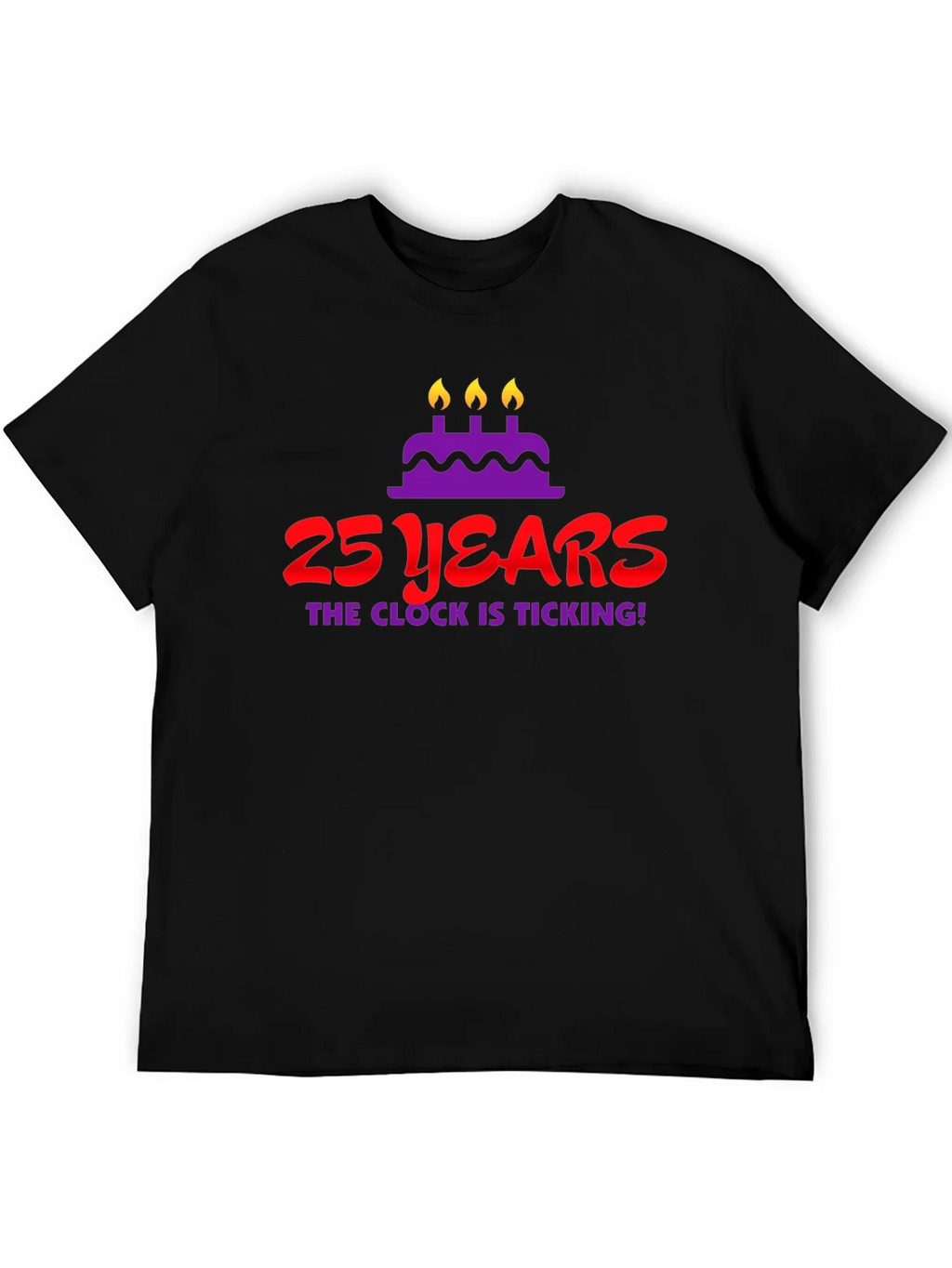 25 Years Birthday T-Shirt - The Clock Is Ticking! product image 5