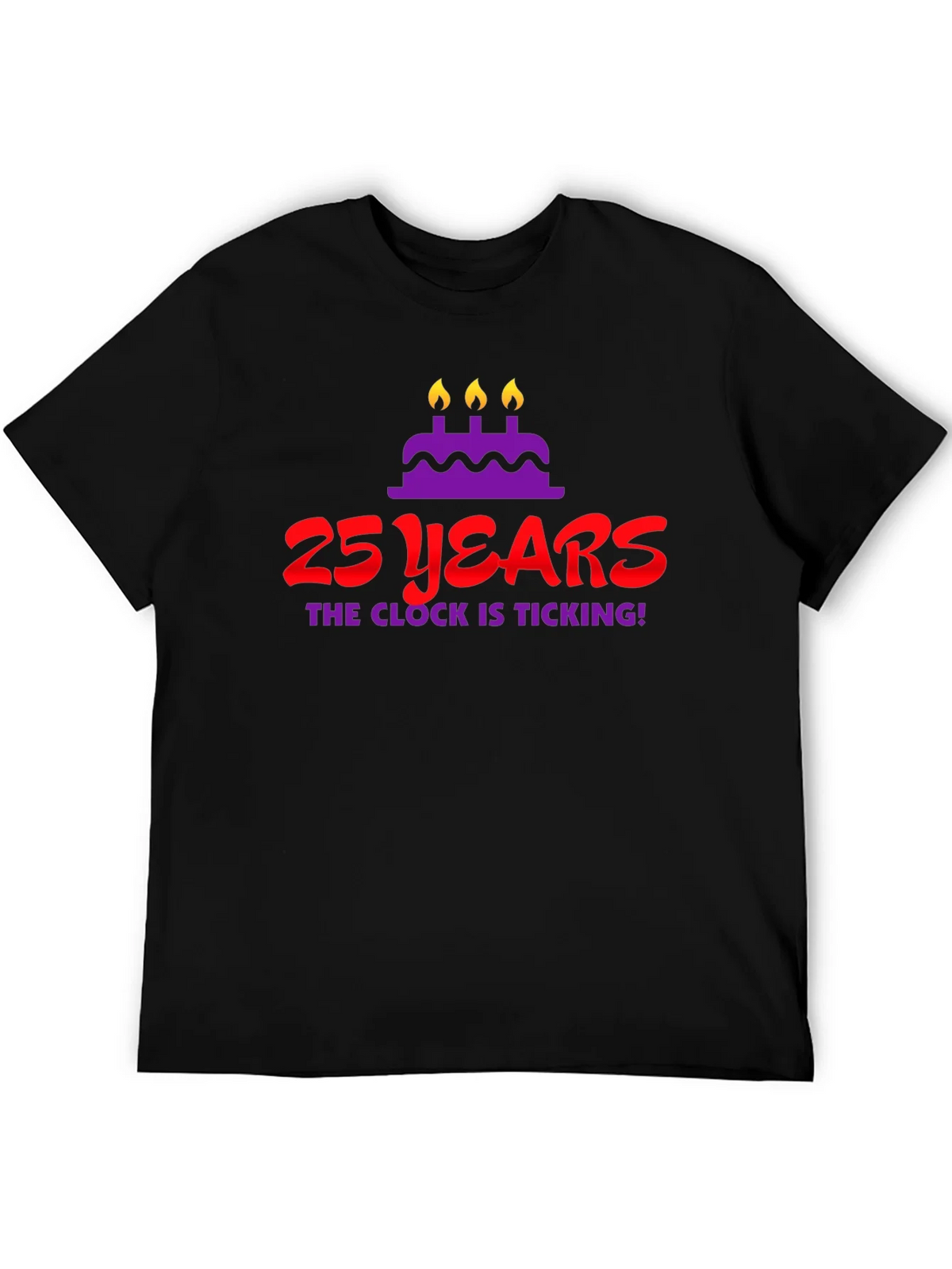 25 Years Birthday T-Shirt - The Clock Is Ticking! product image 5