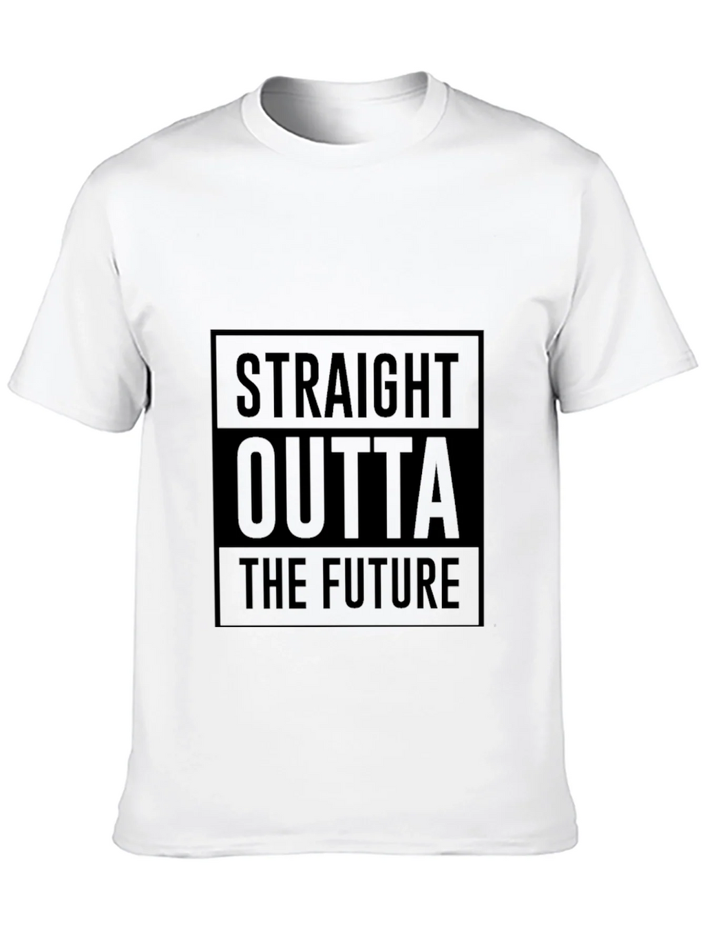 Straight Outta The Future Black T-Shirt product image 9