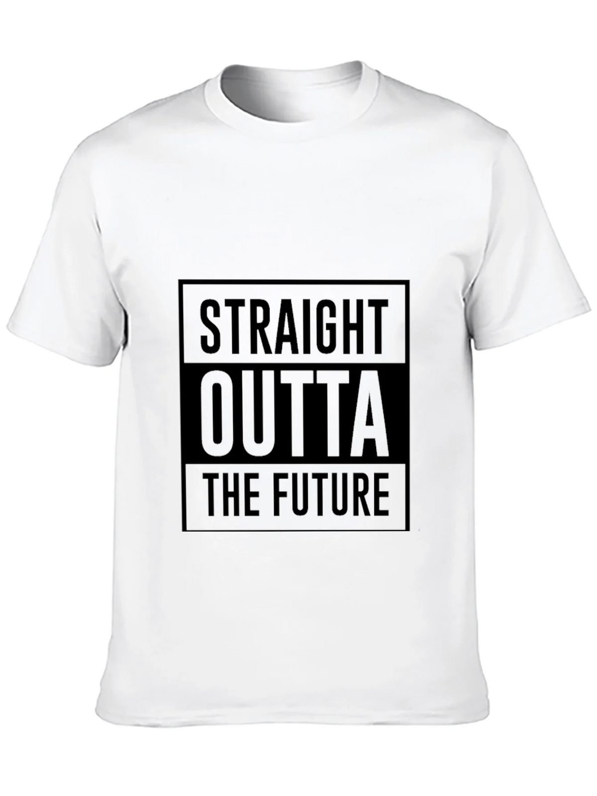 Straight Outta The Future Black T-Shirt product image 9