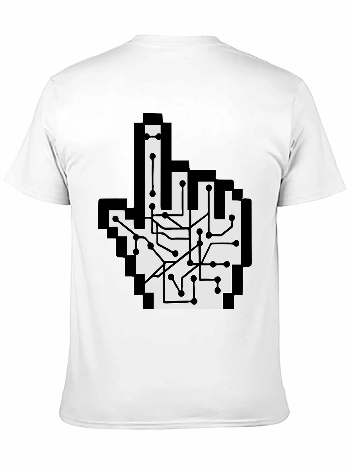 Circuit Board Pointer T-Shirt - Pixel Hand Design product image 10