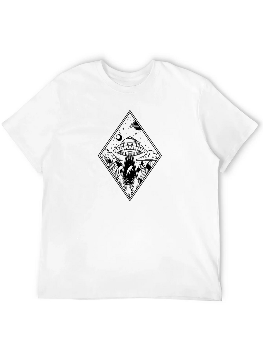 UFO Abduction Graphic Tee - Black product image 11
