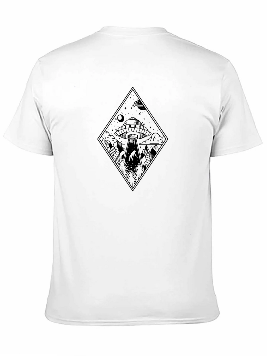 UFO Abduction Graphic Tee - Black product image 10