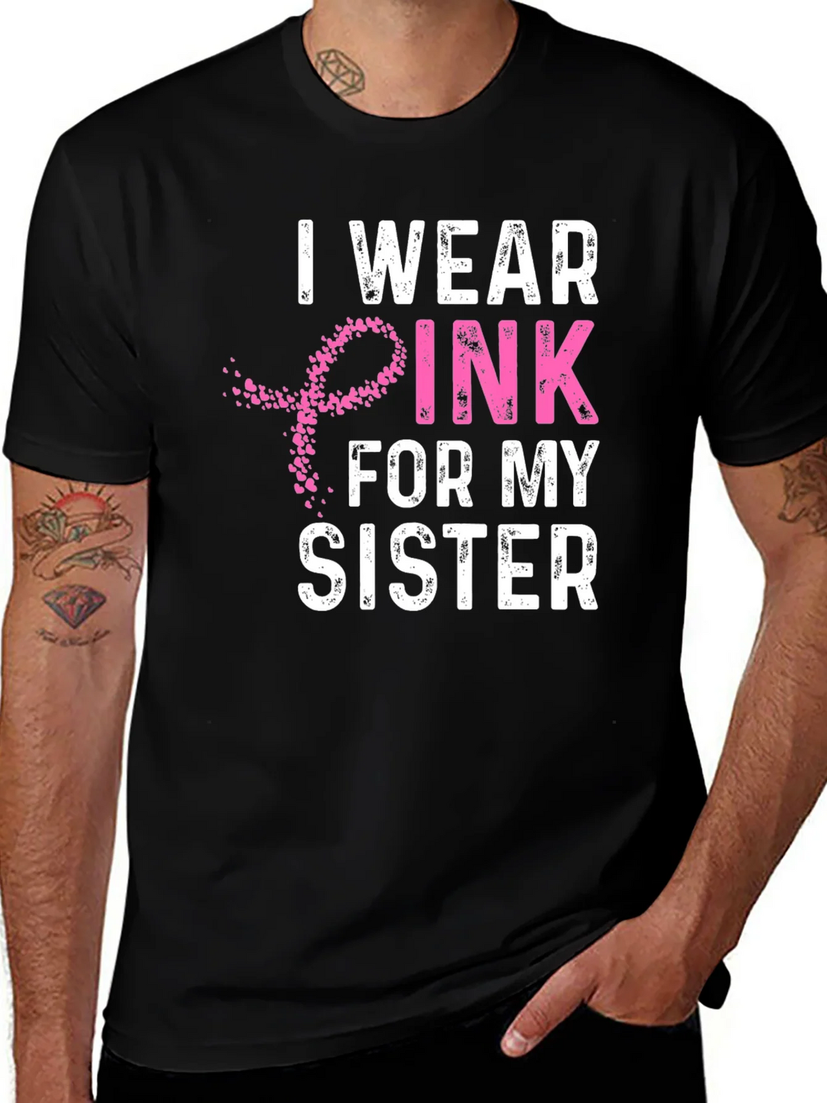 I Wear Pink For My Sister T-Shirt product image 1