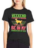 Weekend Dog Garden T-Shirt product image 1