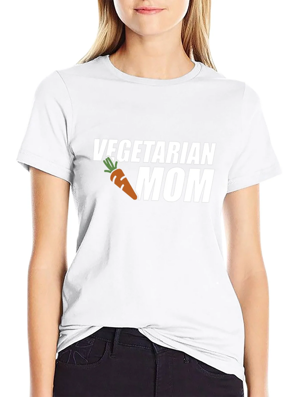 Vegetarian Mom T-Shirt: Carrot Graphic Tee product image 8