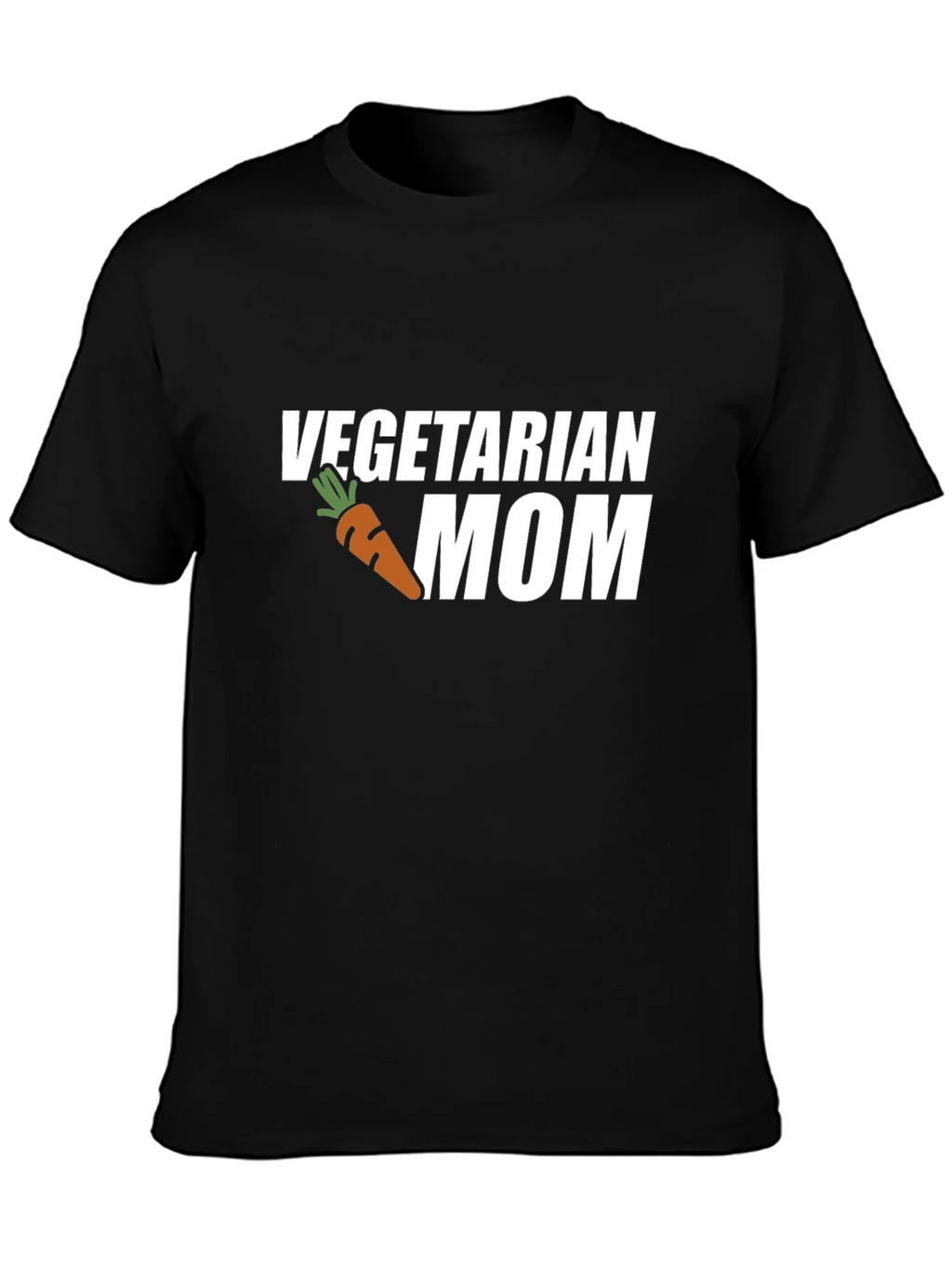 Vegetarian Mom T-Shirt: Carrot Graphic Tee product image 3
