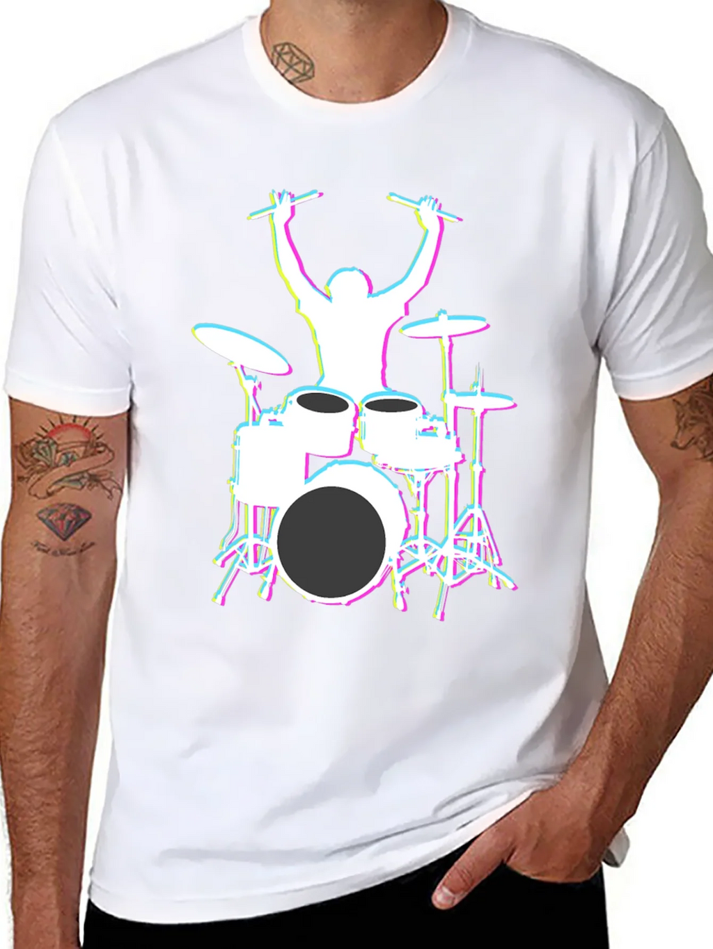 Drummer Graphic T-Shirt product image 7